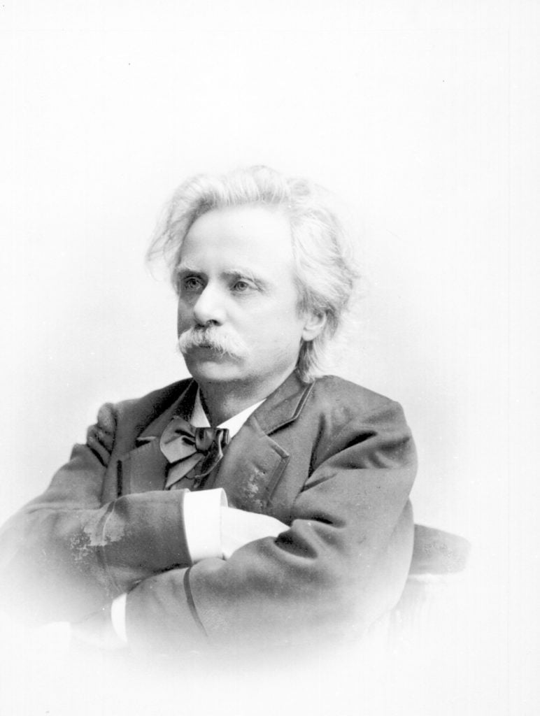 Edvard Grieg portrait. Bergen Offentlige Bibliotek, Norway - PICRYL ...