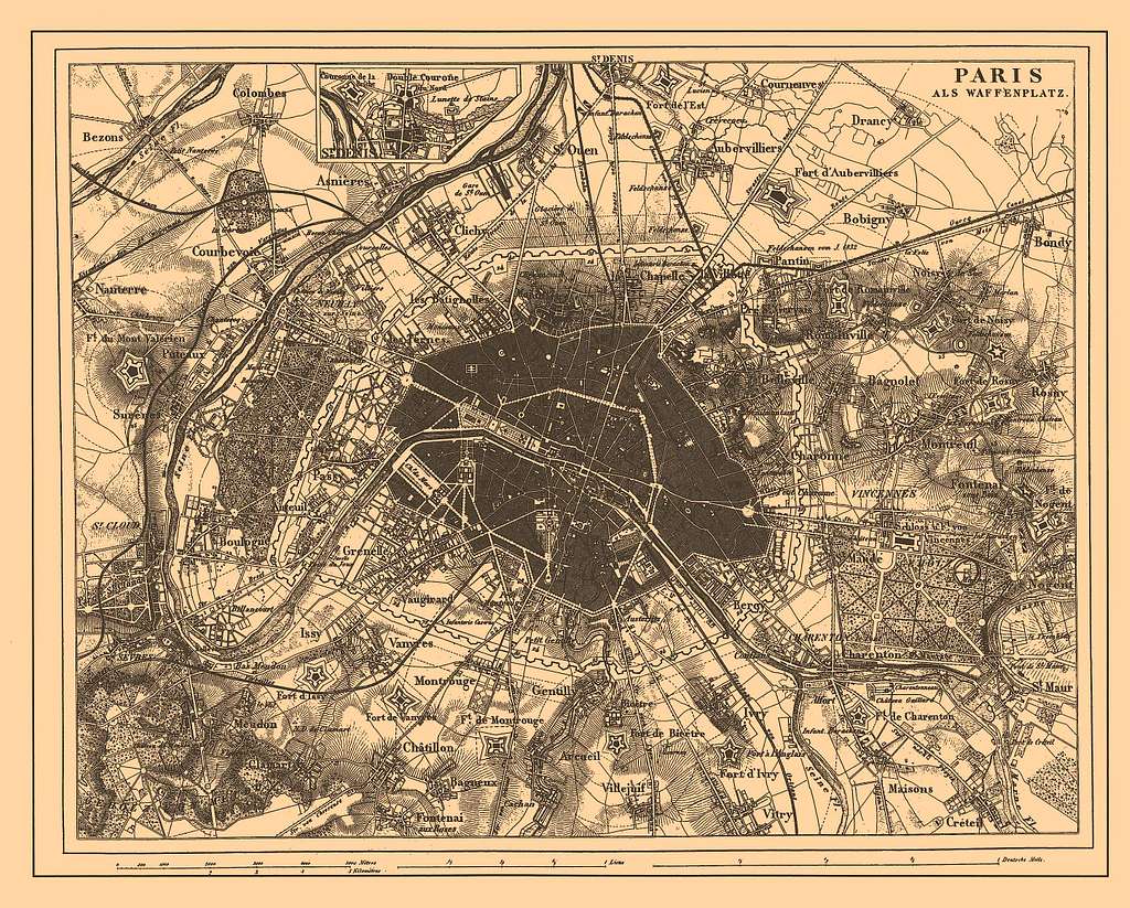 Plan de Paris des Magasins du Bon Marche.: Geographicus Rare