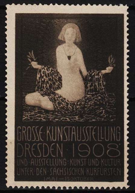 Reklamemarke Dresden, Ausstellung Das deutsche Handwerk 1915