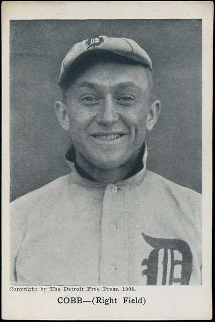 Ty Cobb, Detroit, from Baseball strip cards (W575-2)