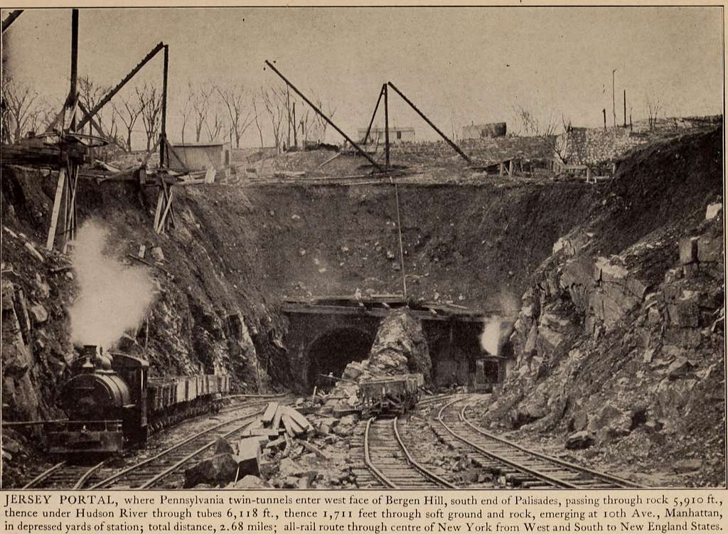 Pennsylvania Railroad tunnels and terminals in New York City - (1908 ...