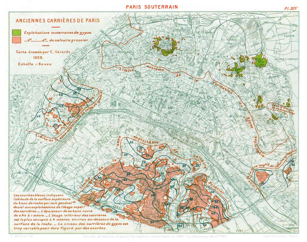 Plan de Paris des Magasins du Bon Marche.: Geographicus Rare