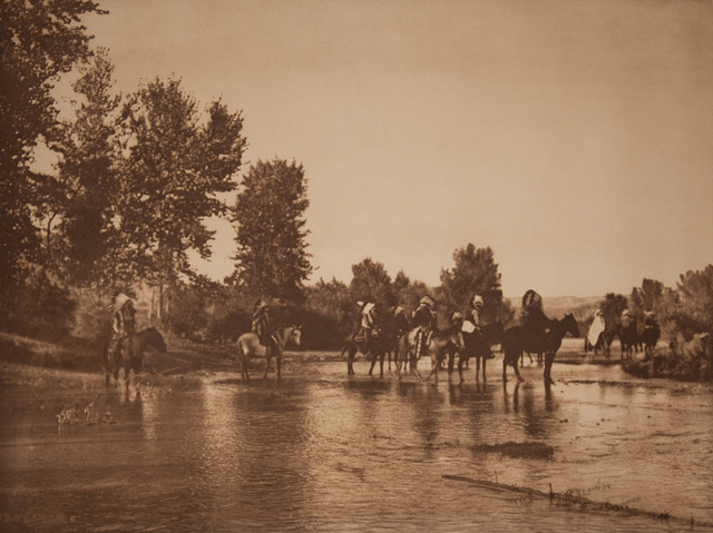 At the Ford - Cheyenne - Early photography, Public domain image ...