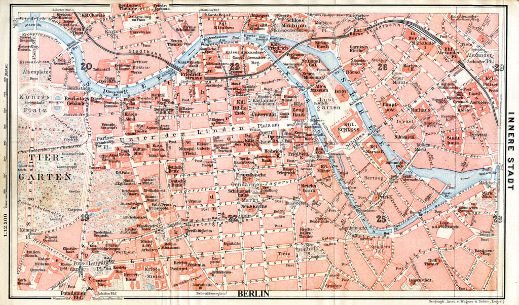 map of berlin area germany
