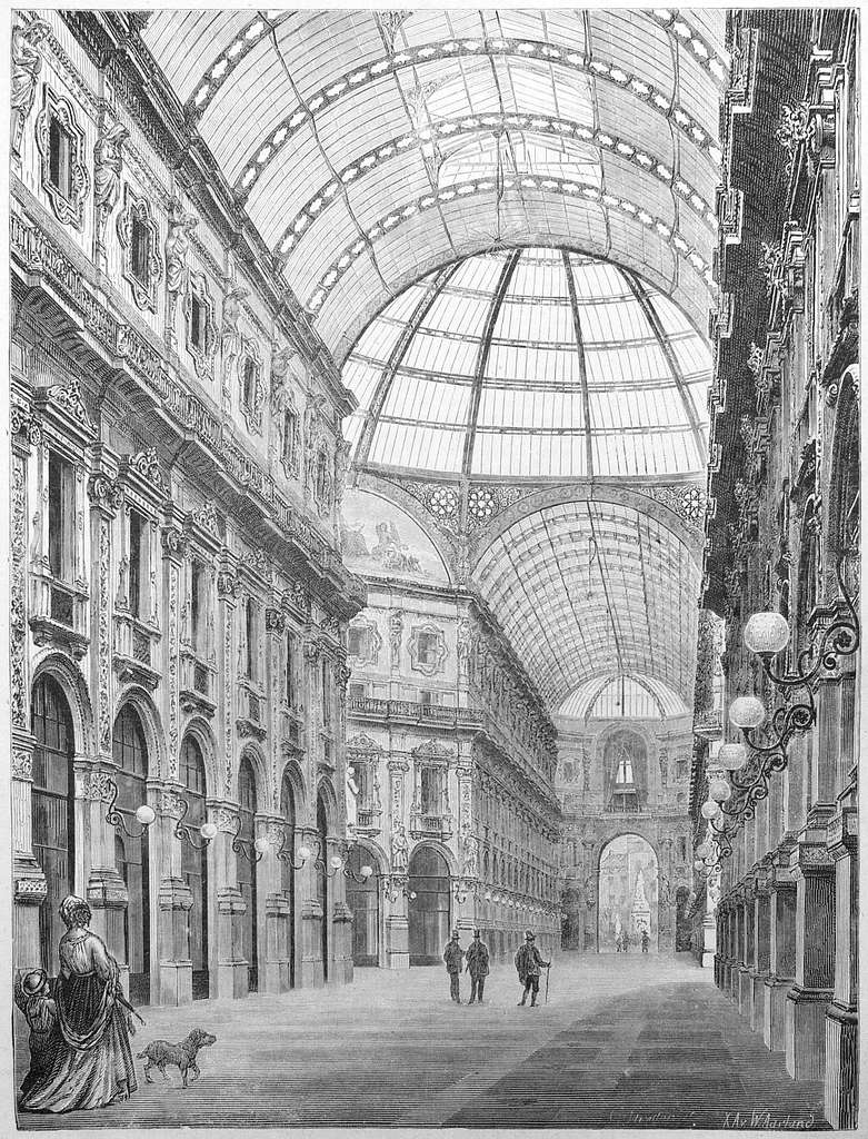 Galleria Vittorio Emanuele II, City, Jörg Wanderer · Art