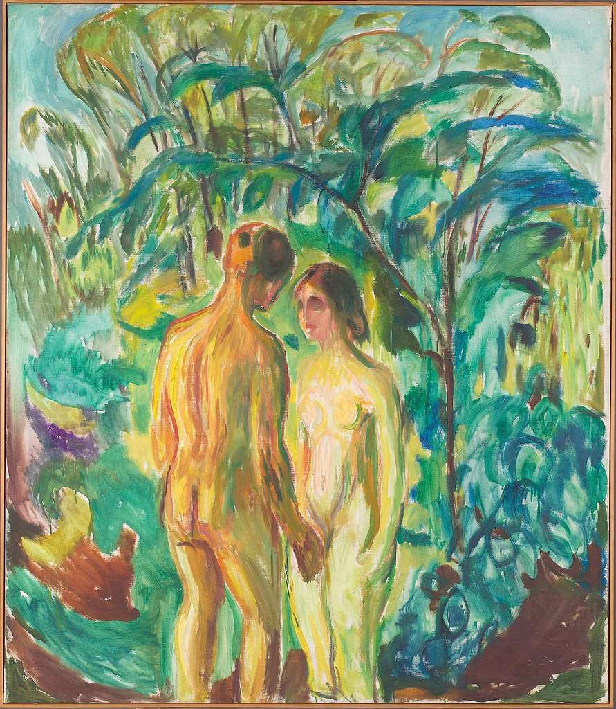 Edvard Munch Naked Man And Woman In The Woods MM M 00808 Munch Museum PICRYL Public