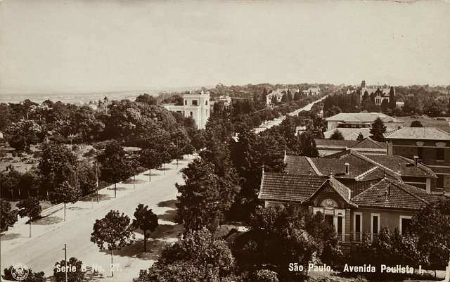 Av. Ipiranga-Panorama-Sao Paulo,Brasil Photo Postcard