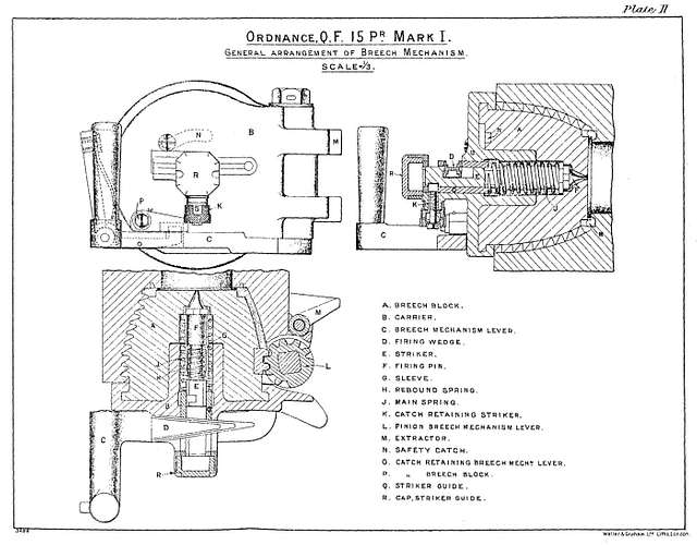 QF 15 pounder gun breech mechanism diagrams - PICRYL - Public Domain ...