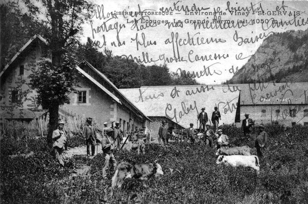 Saint-Gervais, Les Ecouges, La Grande Ferme, Alt 1050 M, 1910, P201 De ...