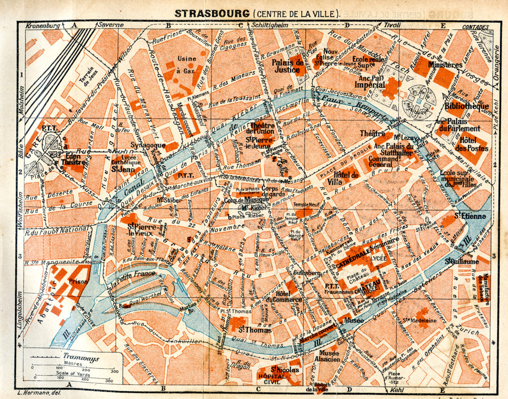 Strasbourg France - Free Map - Centre De La Ville - PICRYL - Public
