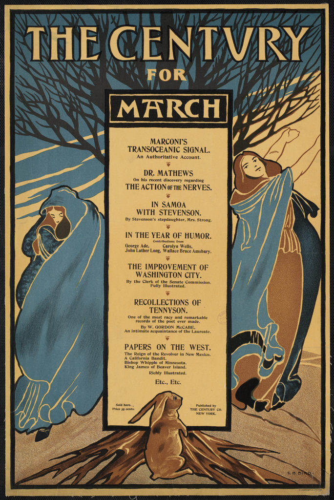 The century for March, Art Nouveau Poster - PICRYL - Public Domain