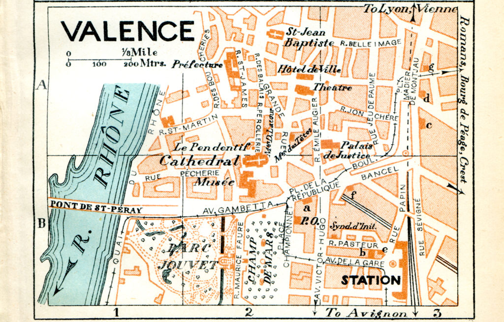 Valence, France - Free Map - PICRYL Public Domain Search