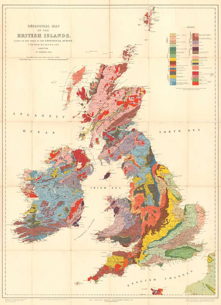 Geological Map of the British Islands - PICRYL Public Domain Search