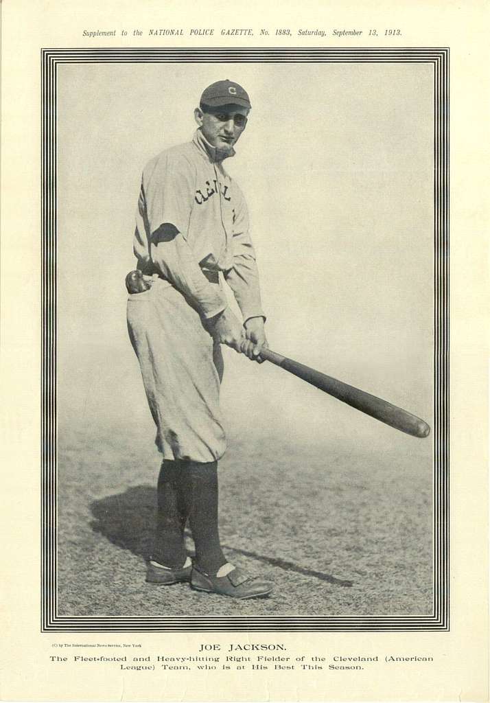 Shoeless Joe Jackson 1913 CLEVELAND NAPS Indians Photo Picture 