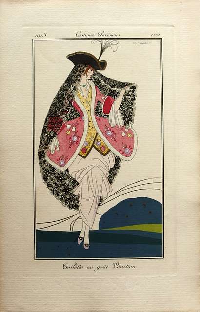 Costumes Parisiens No.122 Umberto Brunelleschi, 1913 - PICRYL - Public ...