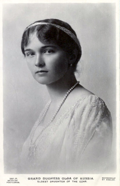 Russian Grand Duchess Olga Nikolaevna Signed Photograph - Antique