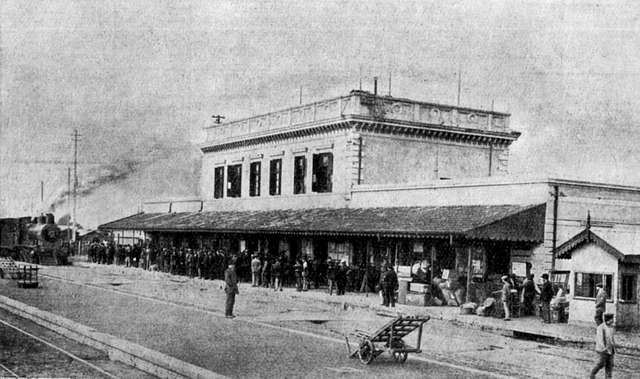 Antiguo ferrocarril midland Imágenes de stock en blanco y negro