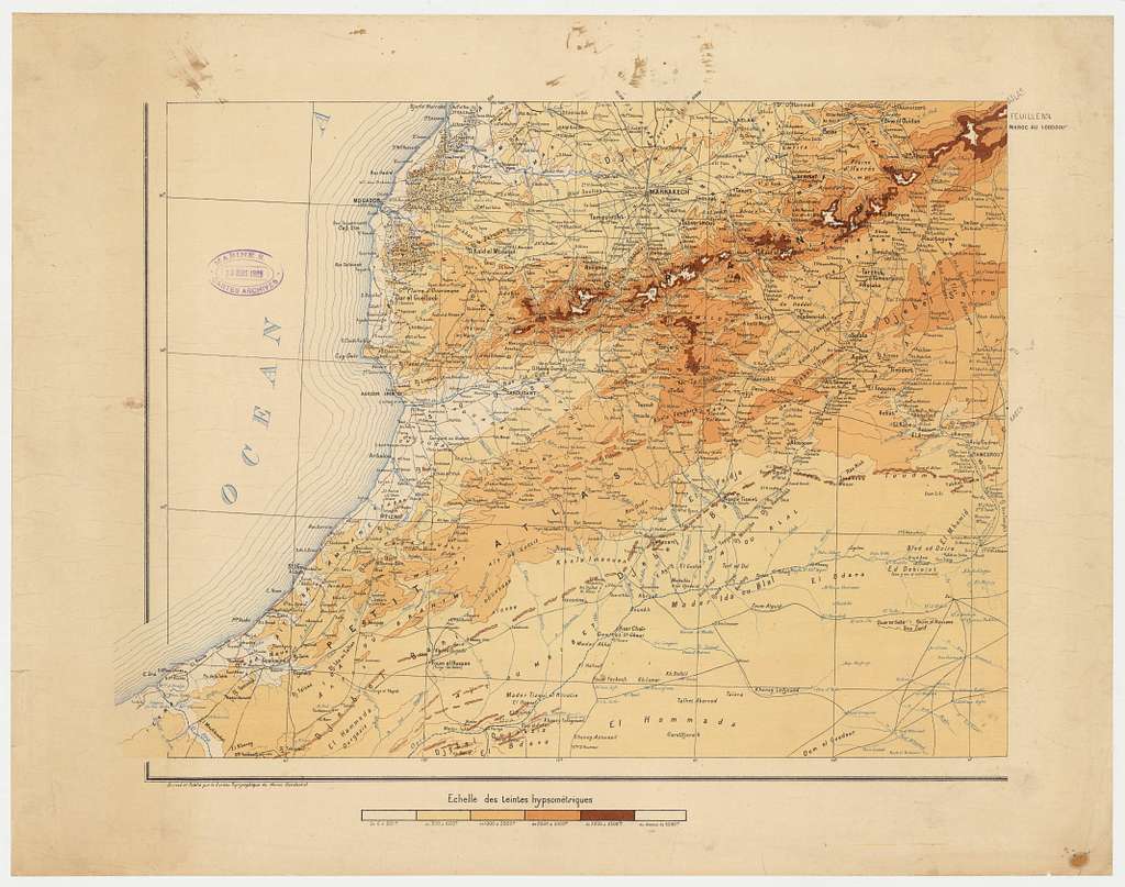 Maroc - Casablanca - Carte Dressée Et Publiée Par Le Bureau 