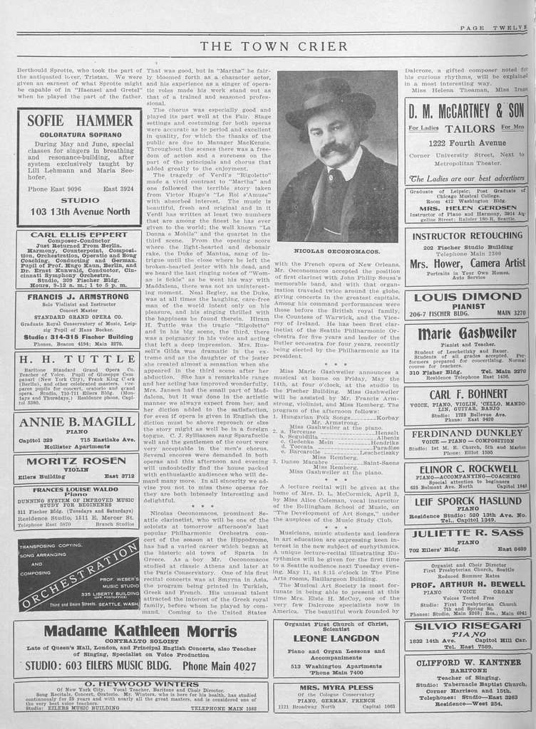 The Town Crier, V.10, No.19, May 8, 1915 - DPLA ...