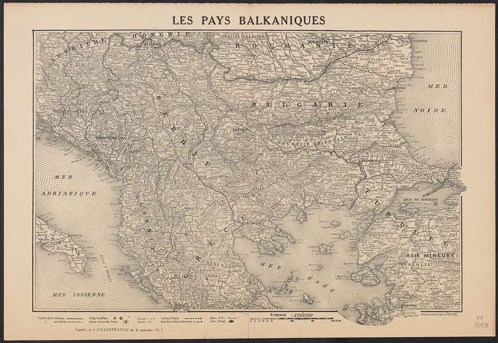 Domain map. Карта 1915.