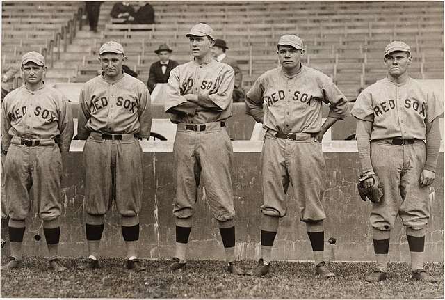 Rube Foster, Carl Mays, Ernie Shore, Babe Ruth, Dutch Leonard Boston Red Sox  LIMITED STOCK 8X10 Photo