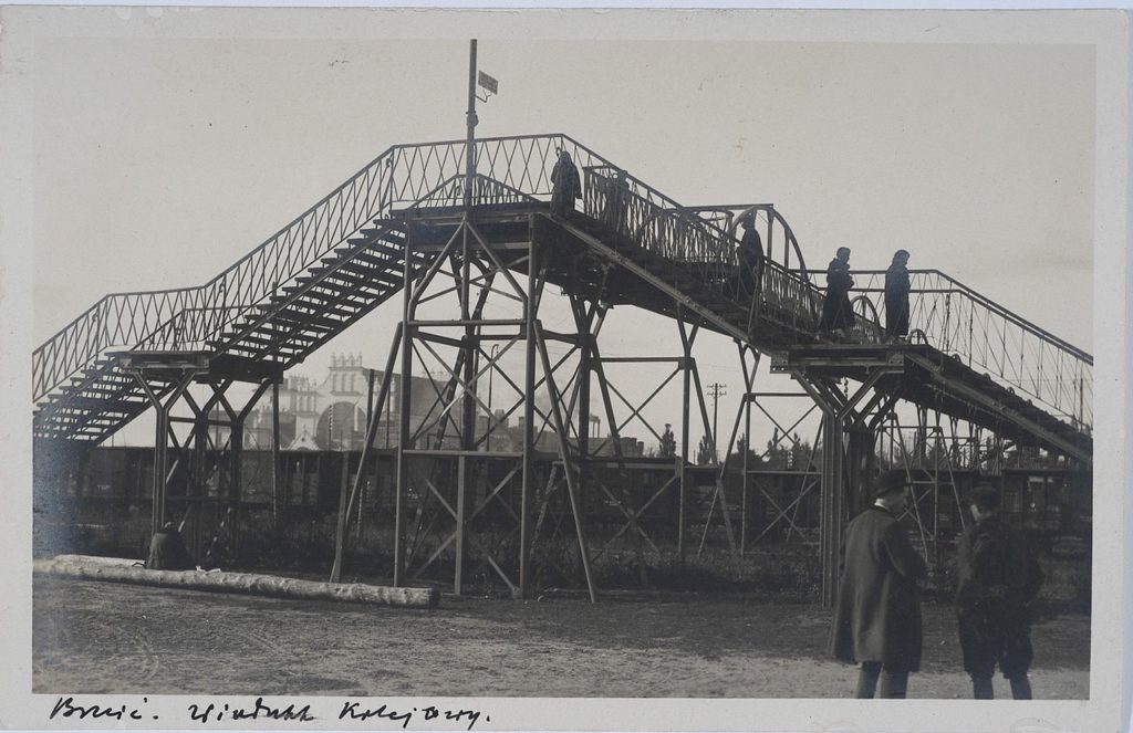 Brest-Litovsk train station during World War I - Romanov Empire