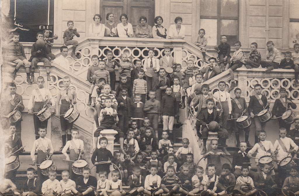 Scuole elementari di Mirandola alunni del 1915 PICRYL Public