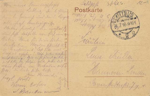 Seidenberg, Schlesien - Stadtansicht (back) (Zeno Ansichtskarten ...