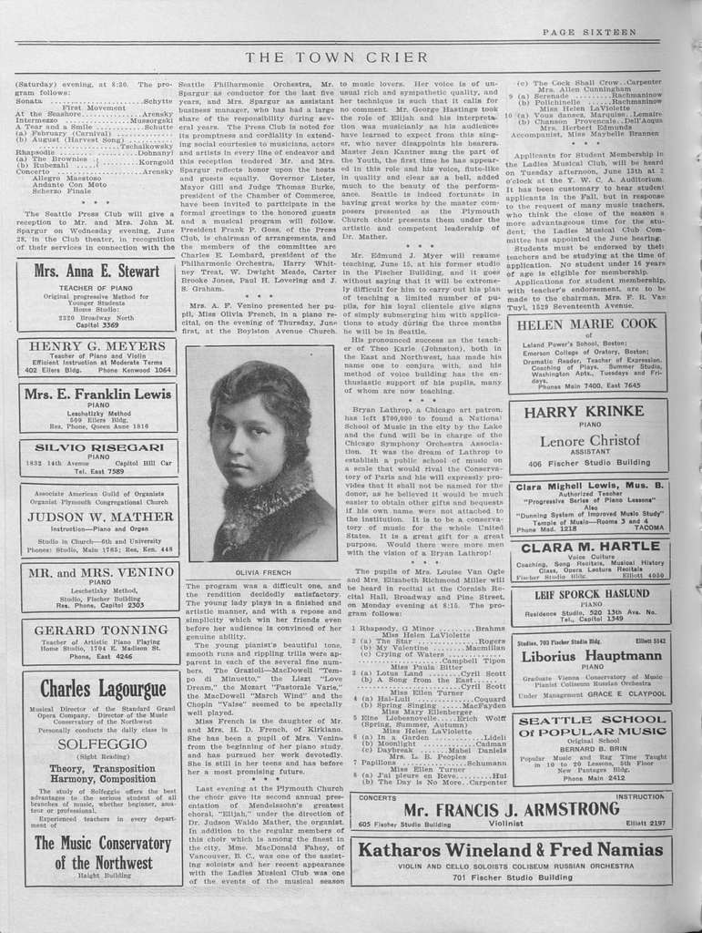 The Town Crier, v.11, no.24, Jun. 10, 1916 - DPLA ...