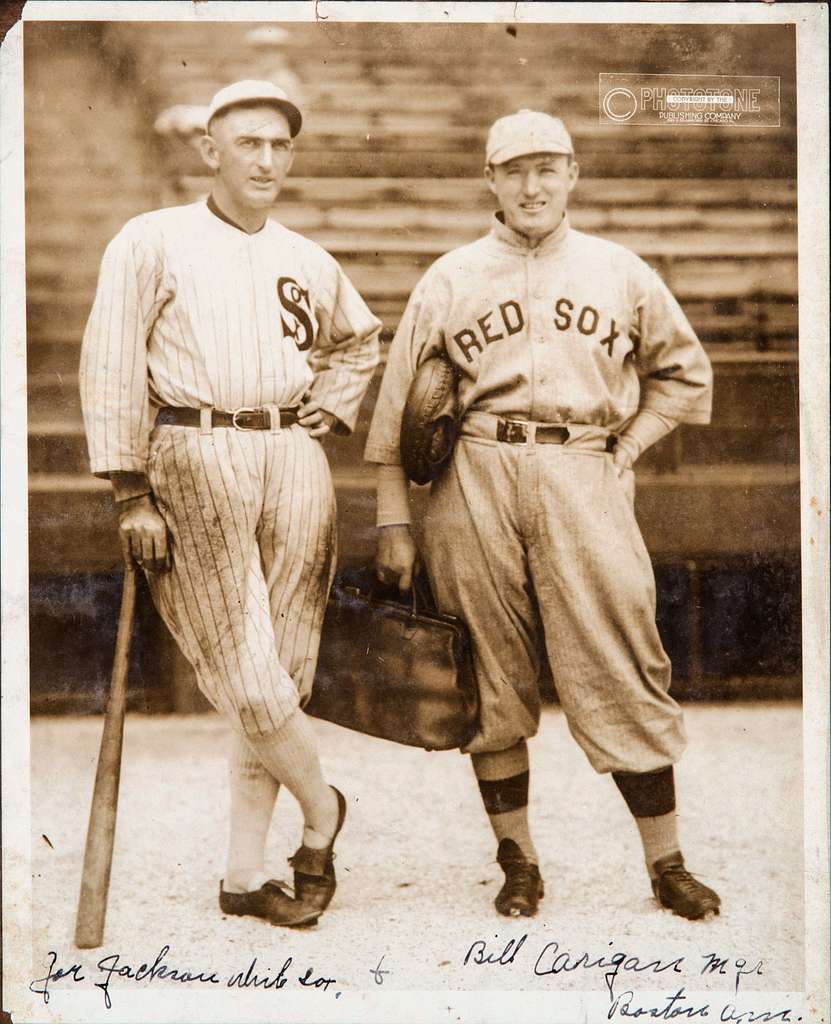 Historical Photo Archive - Shoeless Joe Jackson & Bill Carrigan