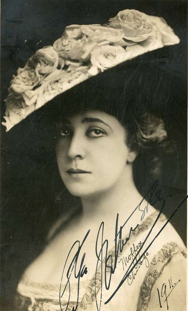 Olga Nethersole - Autograph