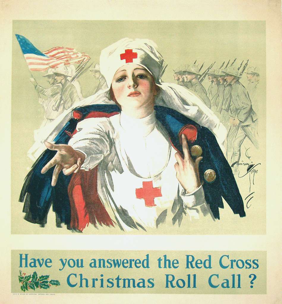 Answer The Red Cross Christmas Roll Call by Ray Greenleaf