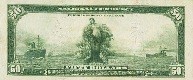 1920 Fifty Dollar Bill National Currency Value and Information