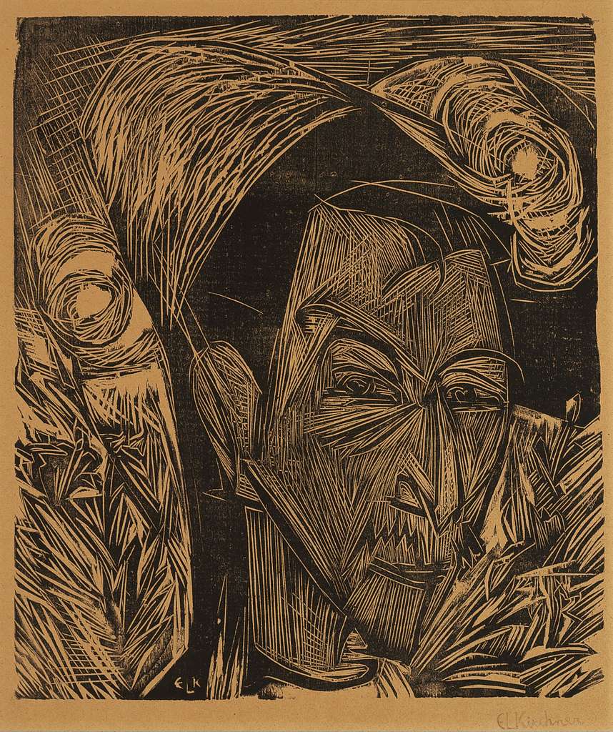 Ernst Ludwig Kirchner - Porträt David Müller (1919) - PICRYL Public ...