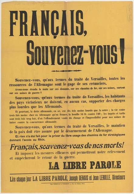 Affiche de propagande antisémite - années 1920 - Archives nationales ...