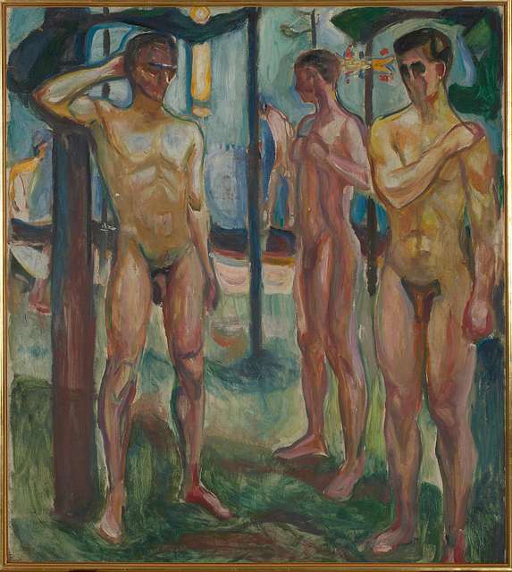 Edvard Munch Naked Men In Landscape Mm M 00737 Munch Museum