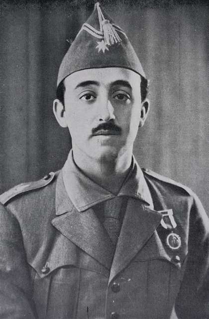 Francisco Franco, comandante de la Primera Bandera de la Legión ...