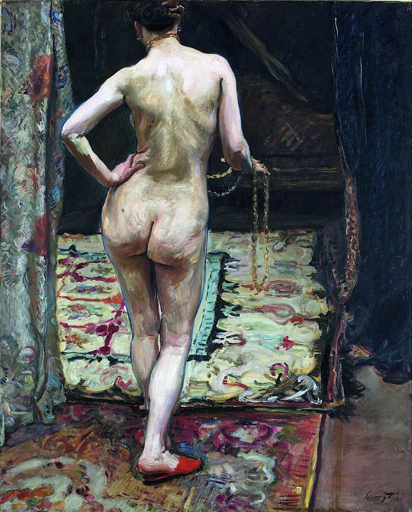 Max Slevogt - Female Nude from the Back - Google Art Project - PICRYL -  Public Domain Media Search Engine Public Domain Image