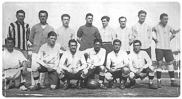 Ferro equipo 1928. Football team group portrait, South America - PICRYL -  Public Domain Media Search Engine Public Domain Image