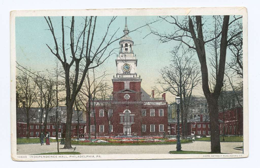 William Penn Statue on City Hall - Philadelphia Pennsylvania PA - Postcard