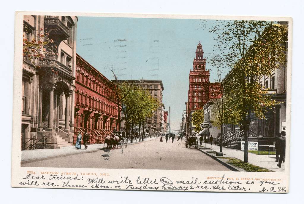 Steamer, City of Toledo Postcard. ca. 1904, Steamer