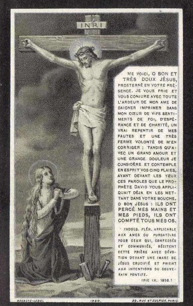 Prière à Jésus crucifié - PICRYL Public Domain Search