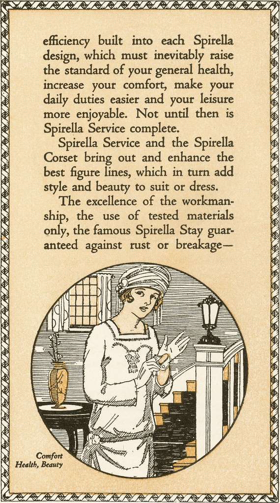 Female Corsets and Lingerie - Spirella Service1924B - PICRYL - Public  Domain Media Search Engine Public Domain Search