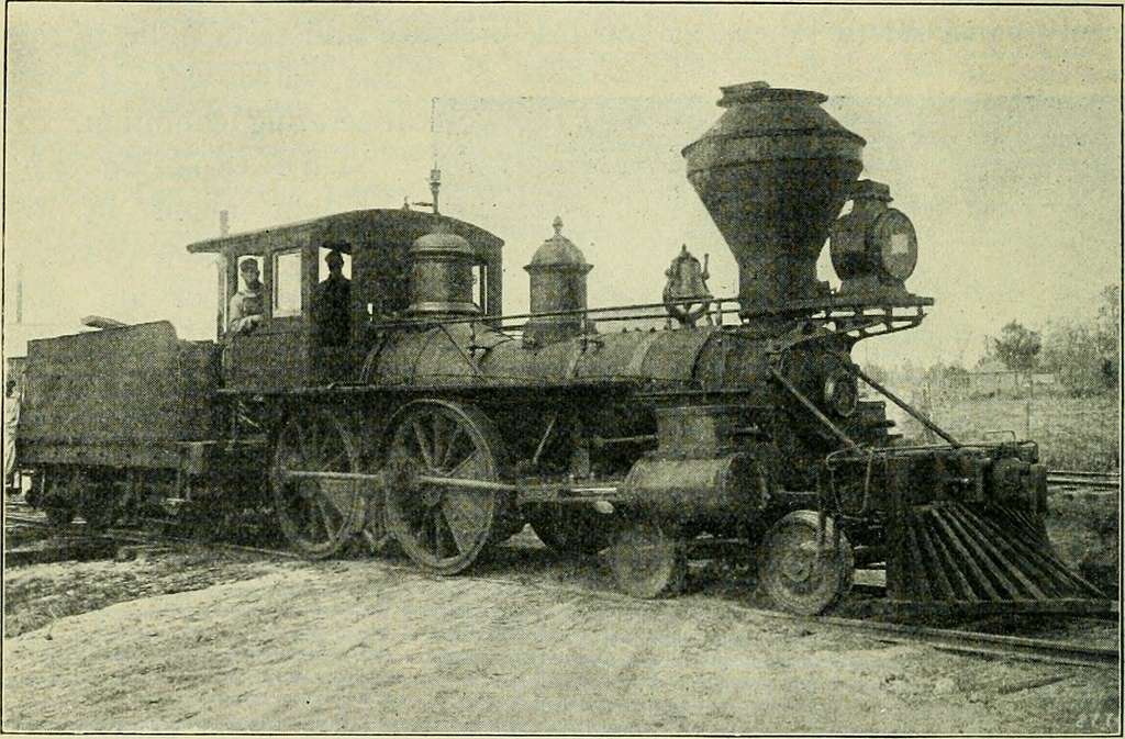 Baldwin 4-4-0 locomotive of 1856, said to be sister of renowned ...