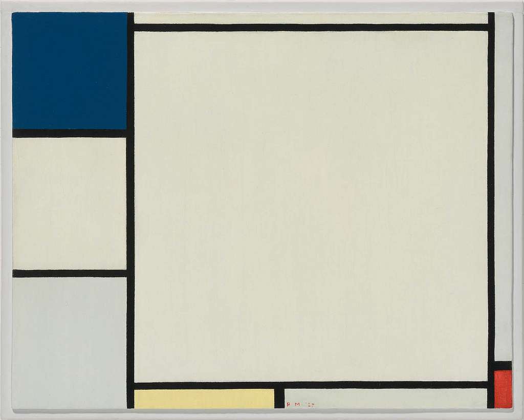 Piet Mondrian - Composition with Blue, Yellow, and Red - 2009.5042 ...