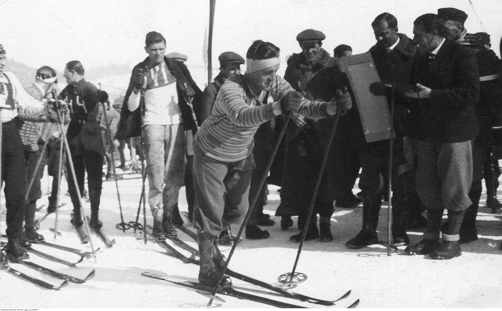 Bronisław Czech na zawodach w Zakopanem w 1928 - PICRYL - Public Domain ...