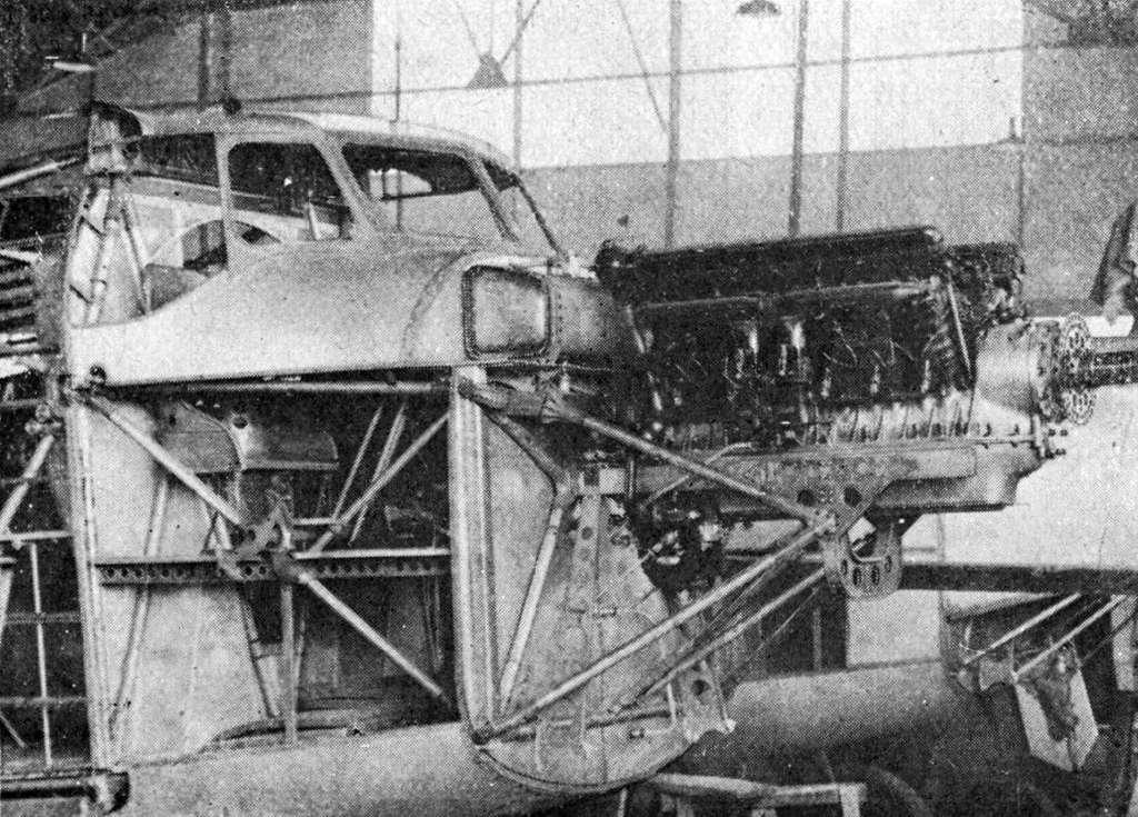 Breguet 280T engine mount L A ronautique May 1929 PICRYL