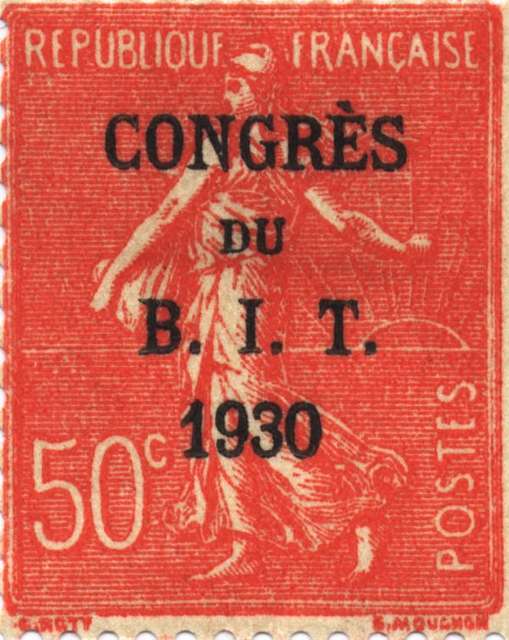 Timbre : 1921 POSTES FRANCE - type semeuse lignée / surchargé