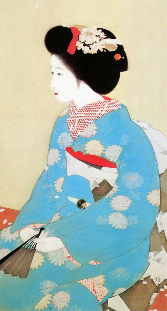 traditional japanese paintings of women
