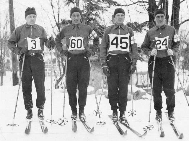 Valmari Toikka, Veli Saarinen, Väinö Liikkanen and Martti Lappalainen ...